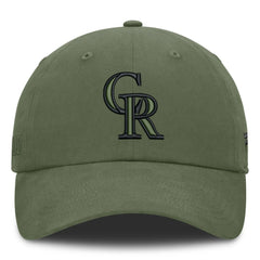 Olive Colorado Rockies Fanatics Pine Rider Adjustable Hat