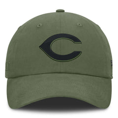 Olive Cincinnati Reds Fanatics Pine Rider Adjustable Hat
