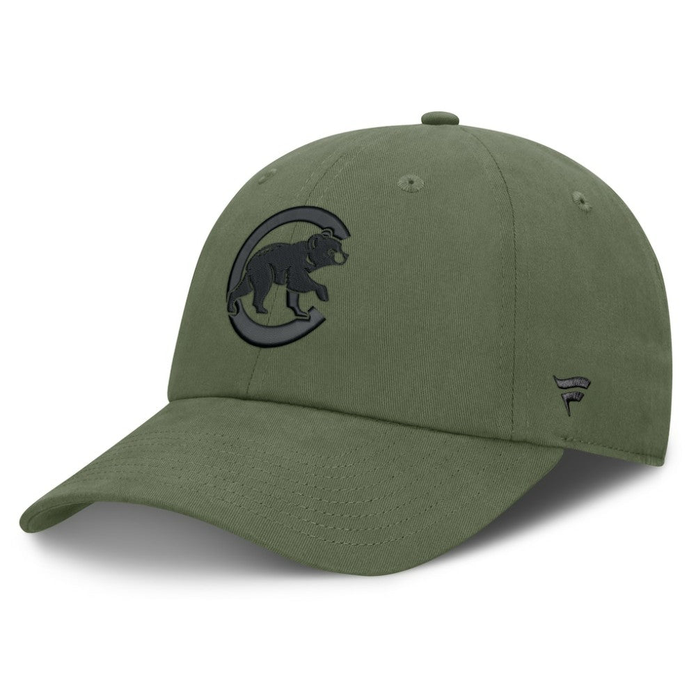 Olive Chicago Cubs Fanatics Pine Rider Adjustable Hat