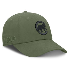 Olive Chicago Cubs Fanatics Pine Rider Adjustable Hat