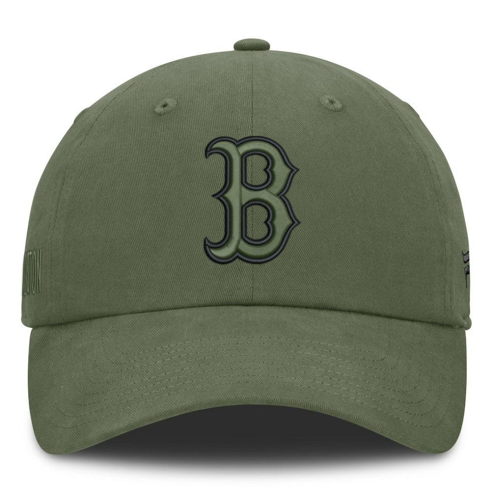 Olive Boston Red Sox Fanatics Pine Rider Adjustable Hat