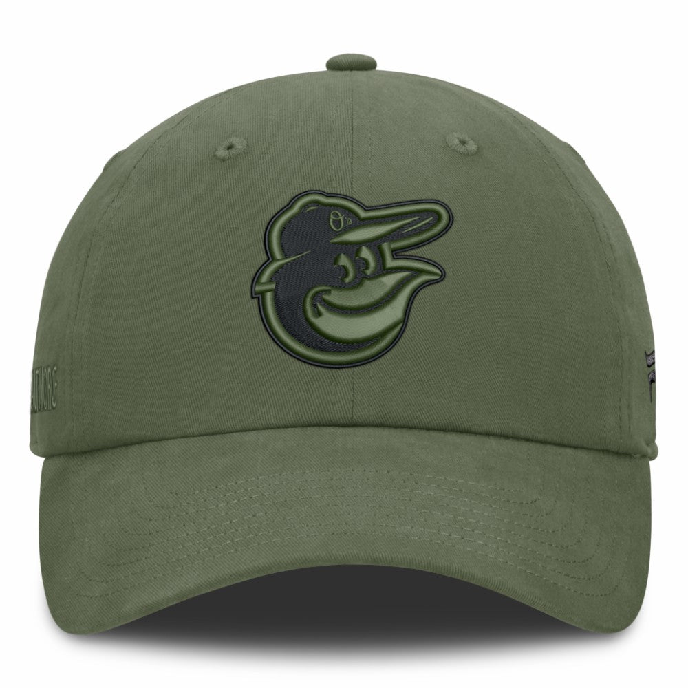 Olive Baltimore Orioles Fanatics Pine Rider Adjustable Hat