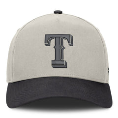 Stone/Graphite Texas Rangers Fanatics Wonder A-Frame Adjustable Hat