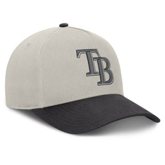 Stone/Graphite Tampa Bay Rays Fanatics Wonder A-Frame Adjustable Hat