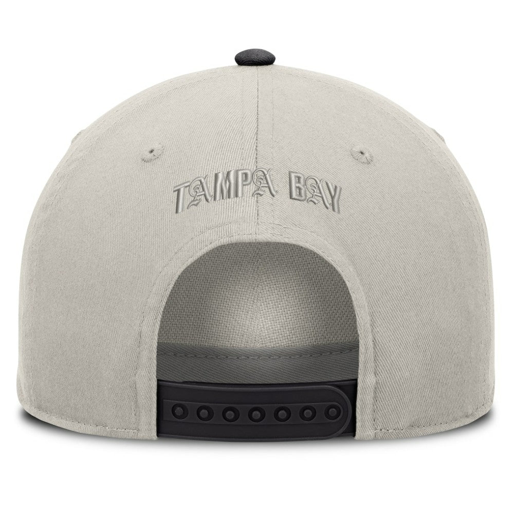 Stone/Graphite Tampa Bay Rays Fanatics Wonder A-Frame Adjustable Hat