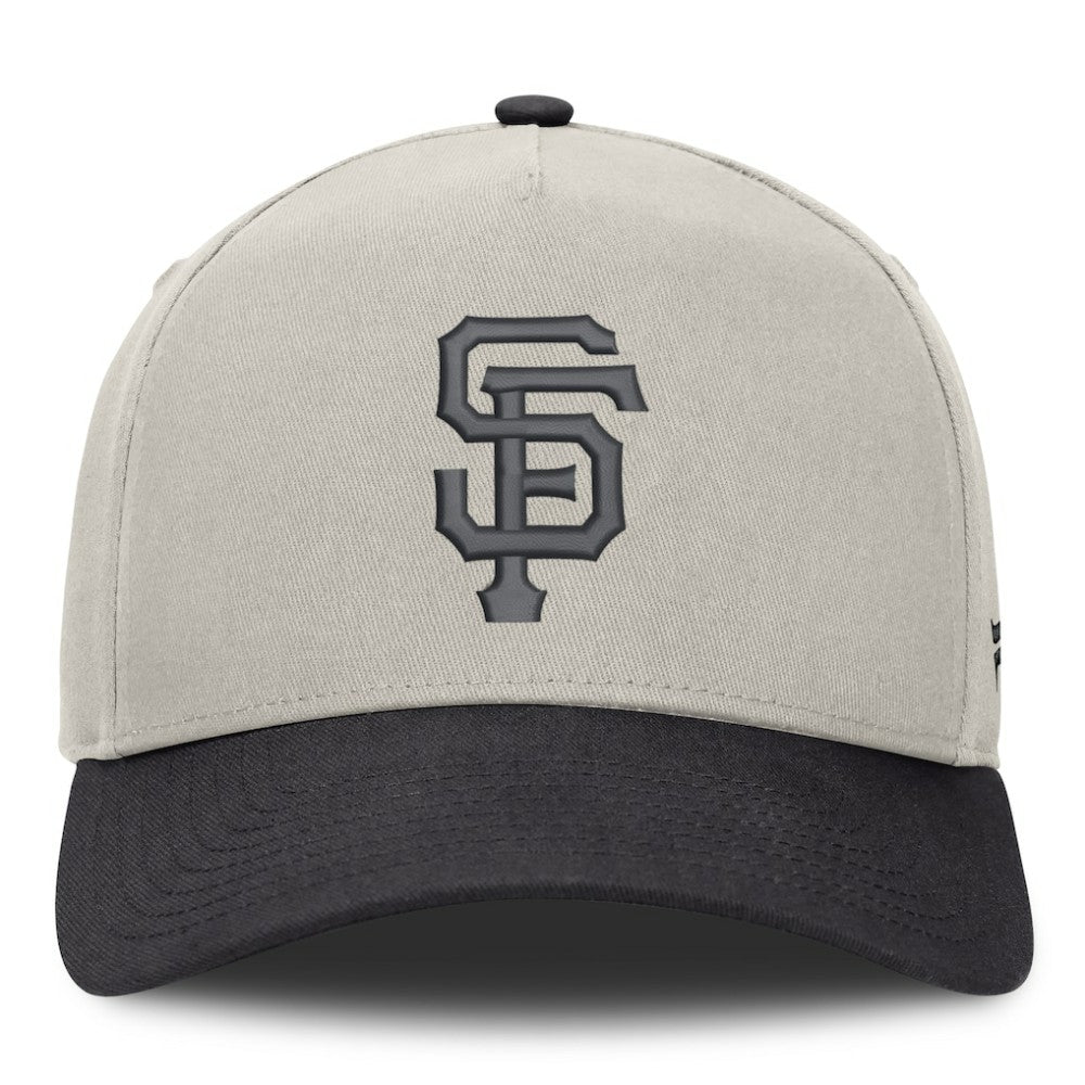 Stone/Graphite San Francisco Giants Fanatics Wonder A-Frame Adjustable Hat