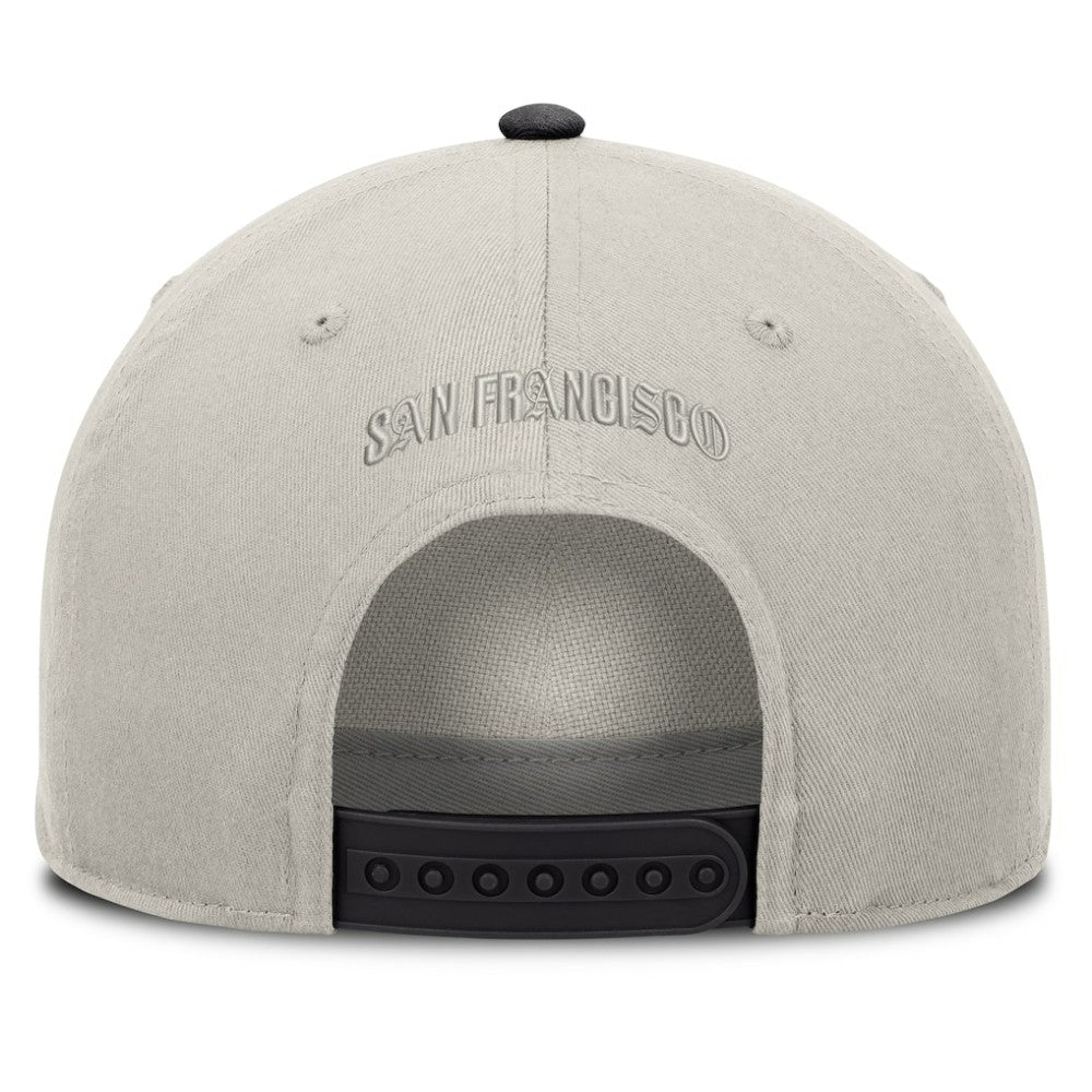Stone/Graphite San Francisco Giants Fanatics Wonder A-Frame Adjustable Hat