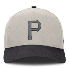 Stone/Graphite Pittsburgh Pirates Fanatics Wonder A-Frame Adjustable Hat