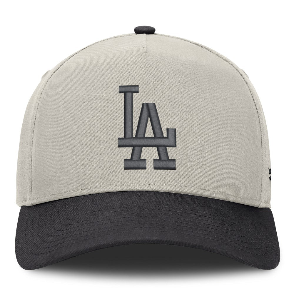 Stone/Graphite Los Angeles Dodgers Fanatics Wonder A-Frame Adjustable Hat