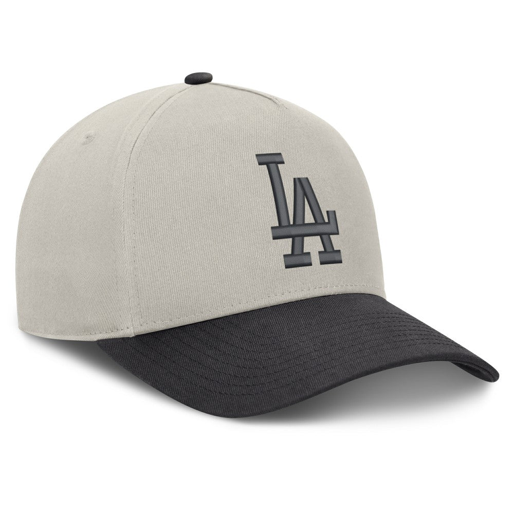 Stone/Graphite Los Angeles Dodgers Fanatics Wonder A-Frame Adjustable Hat