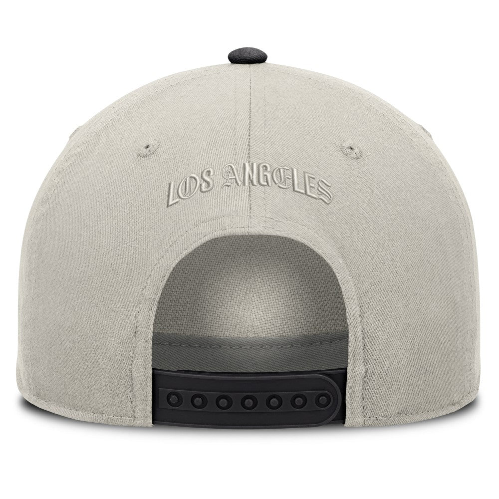Stone/Graphite Los Angeles Dodgers Fanatics Wonder A-Frame Adjustable Hat