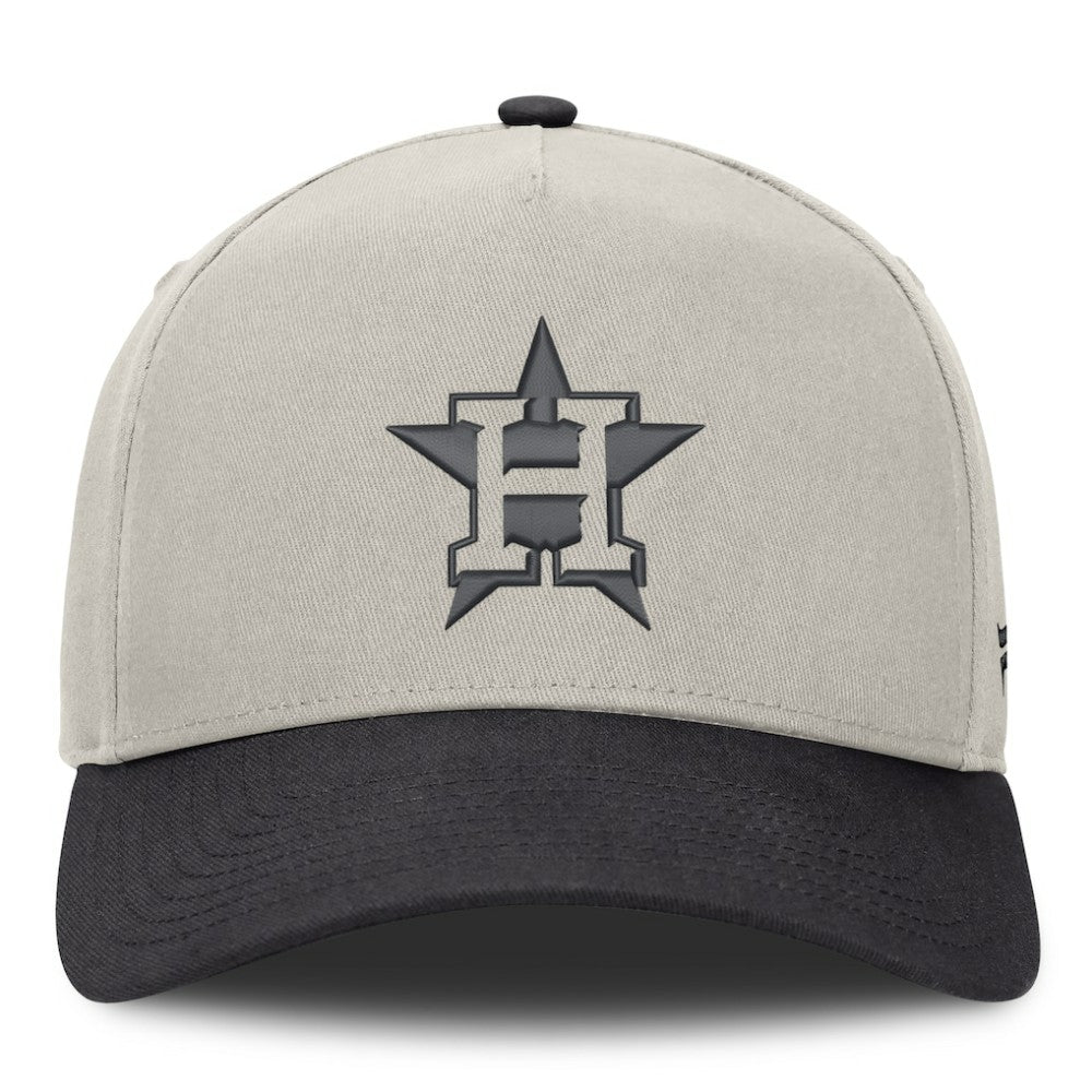 Stone/Graphite Houston Astros Fanatics Wonder A-Frame Adjustable Hat