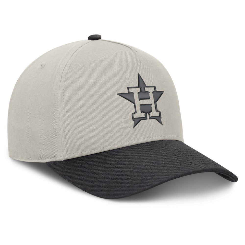 Stone/Graphite Houston Astros Fanatics Wonder A-Frame Adjustable Hat