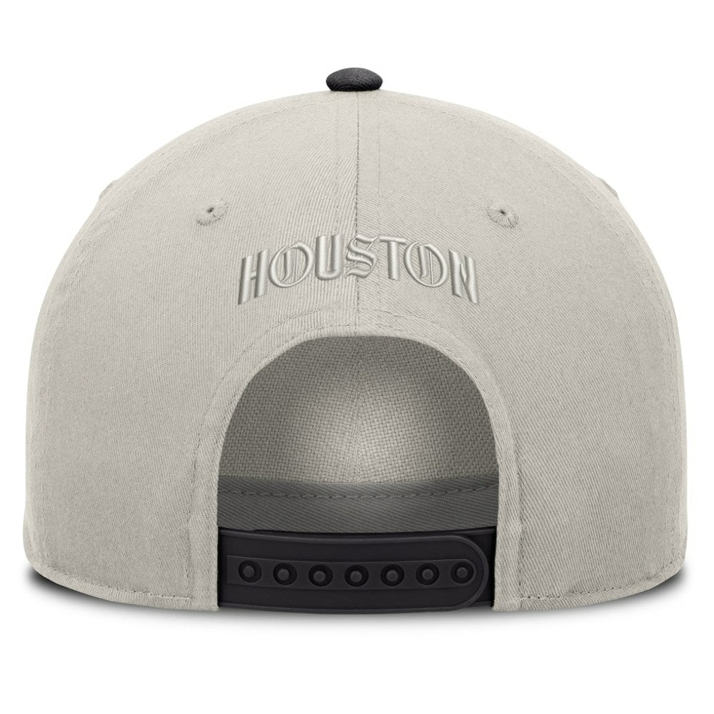 Stone/Graphite Houston Astros Fanatics Wonder A-Frame Adjustable Hat