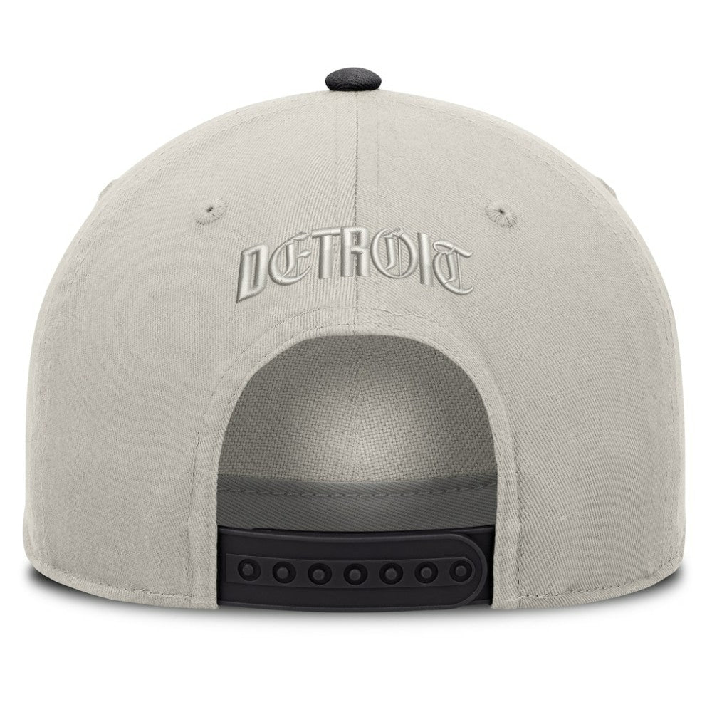 Stone/Graphite Detroit Tigers Fanatics Wonder A-Frame Adjustable Hat
