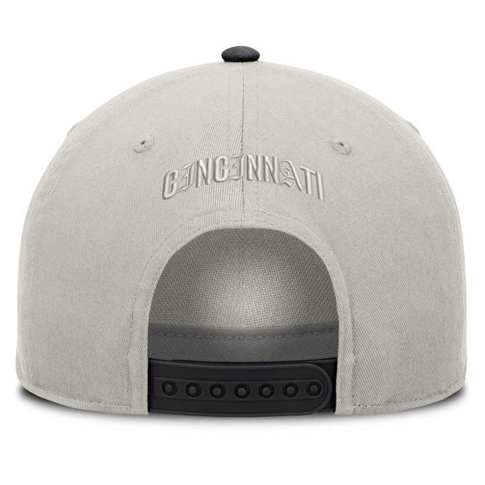 Stone/Graphite Cincinnati Reds Fanatics Wonder A-Frame Adjustable Hat