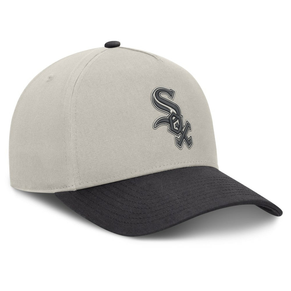 Stone/Graphite Chicago White Sox Fanatics Wonder A-Frame Adjustable Hat