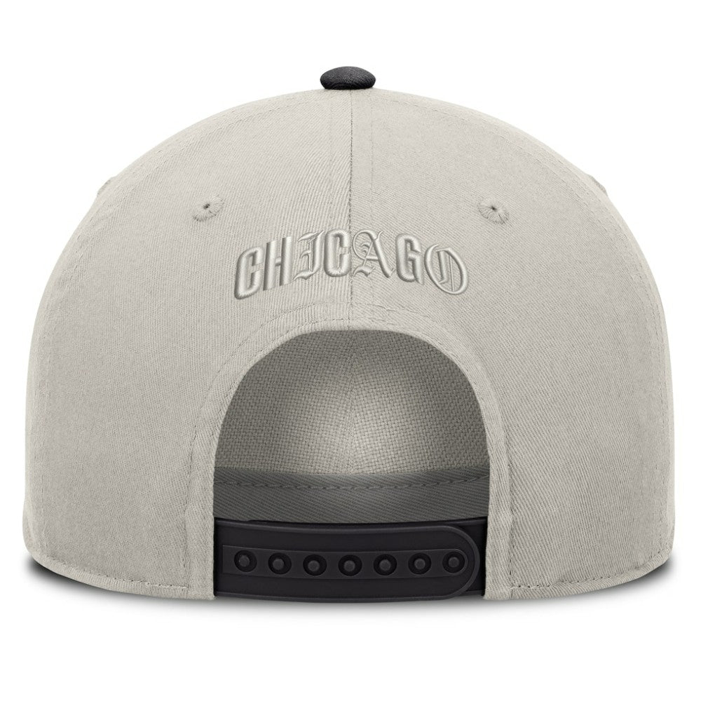 Stone/Graphite Chicago Cubs Fanatics Wonder A-Frame Adjustable Hat