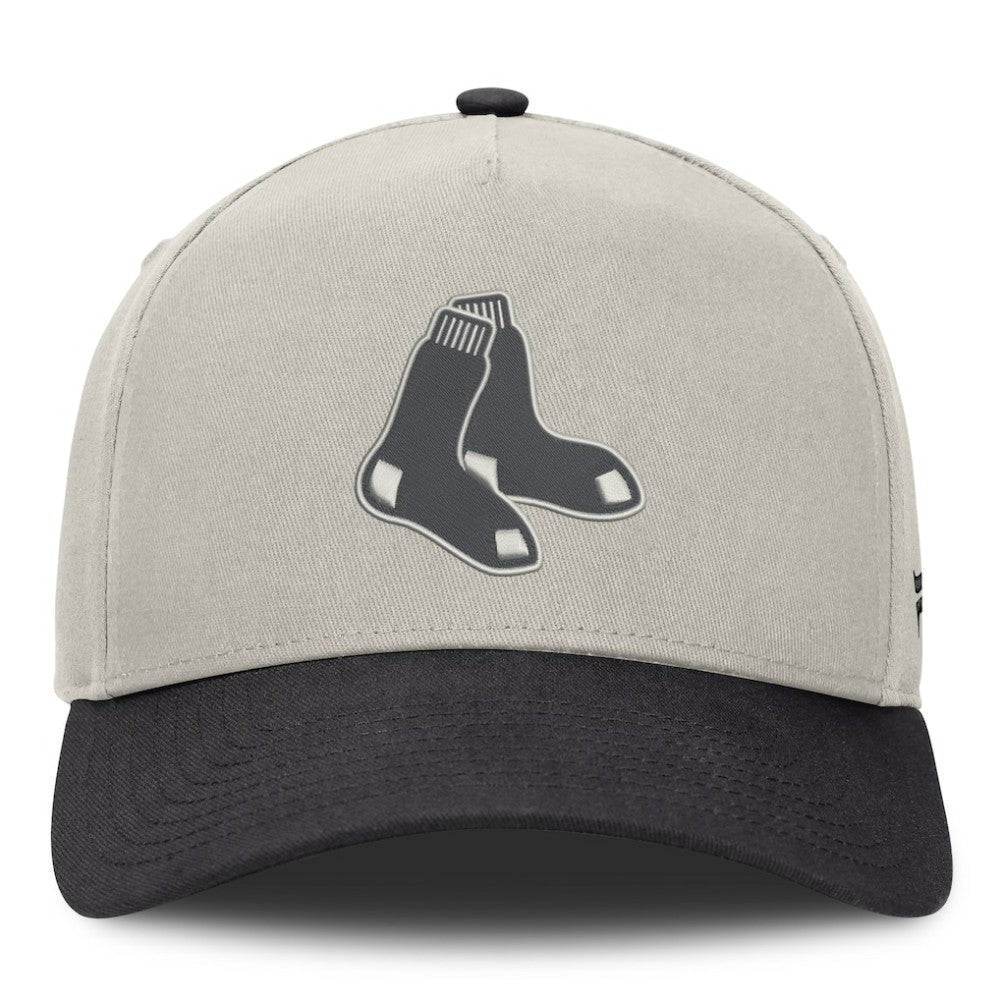 Stone/Graphite Boston Red Sox Fanatics Wonder A-Frame Adjustable Hat