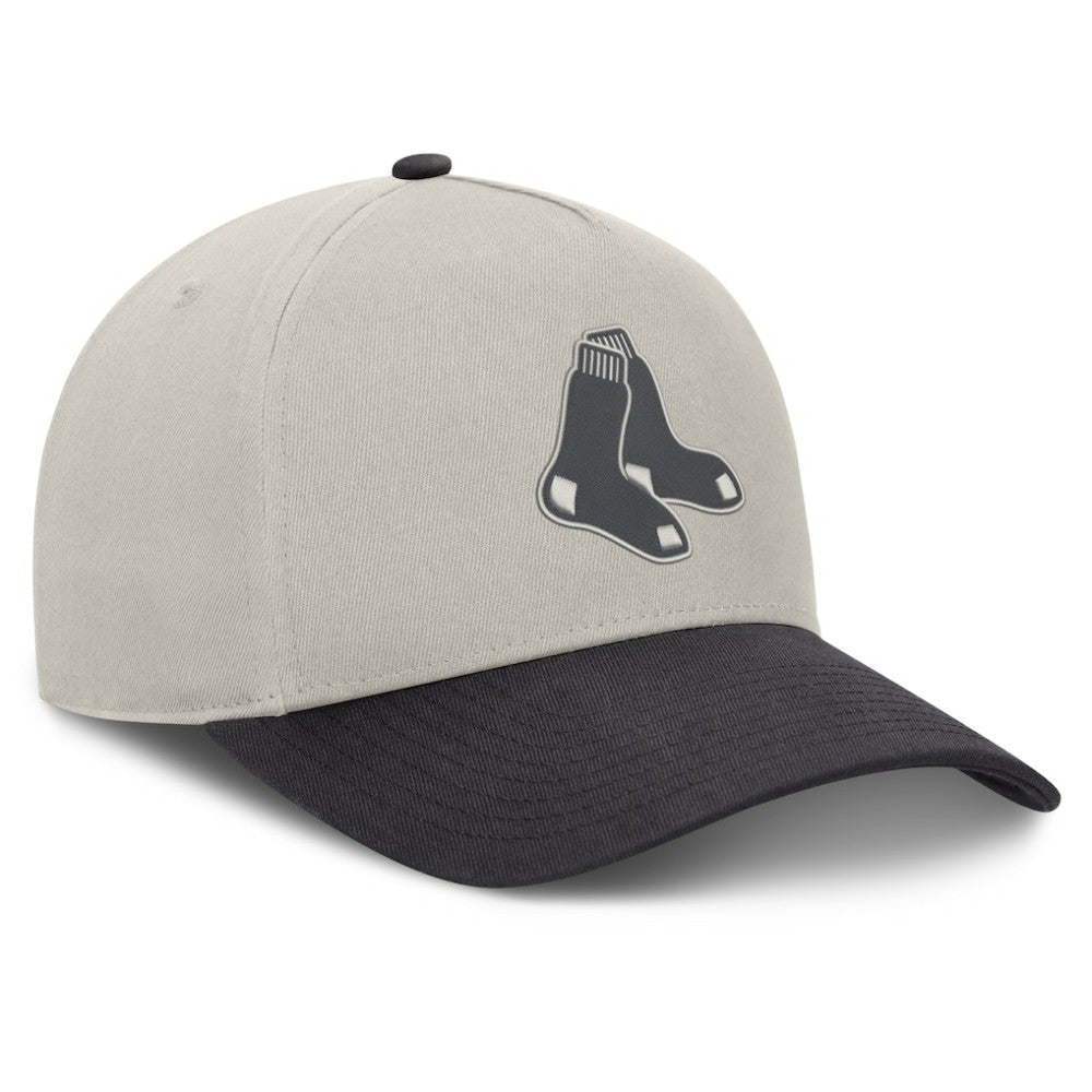 Stone/Graphite Boston Red Sox Fanatics Wonder A-Frame Adjustable Hat