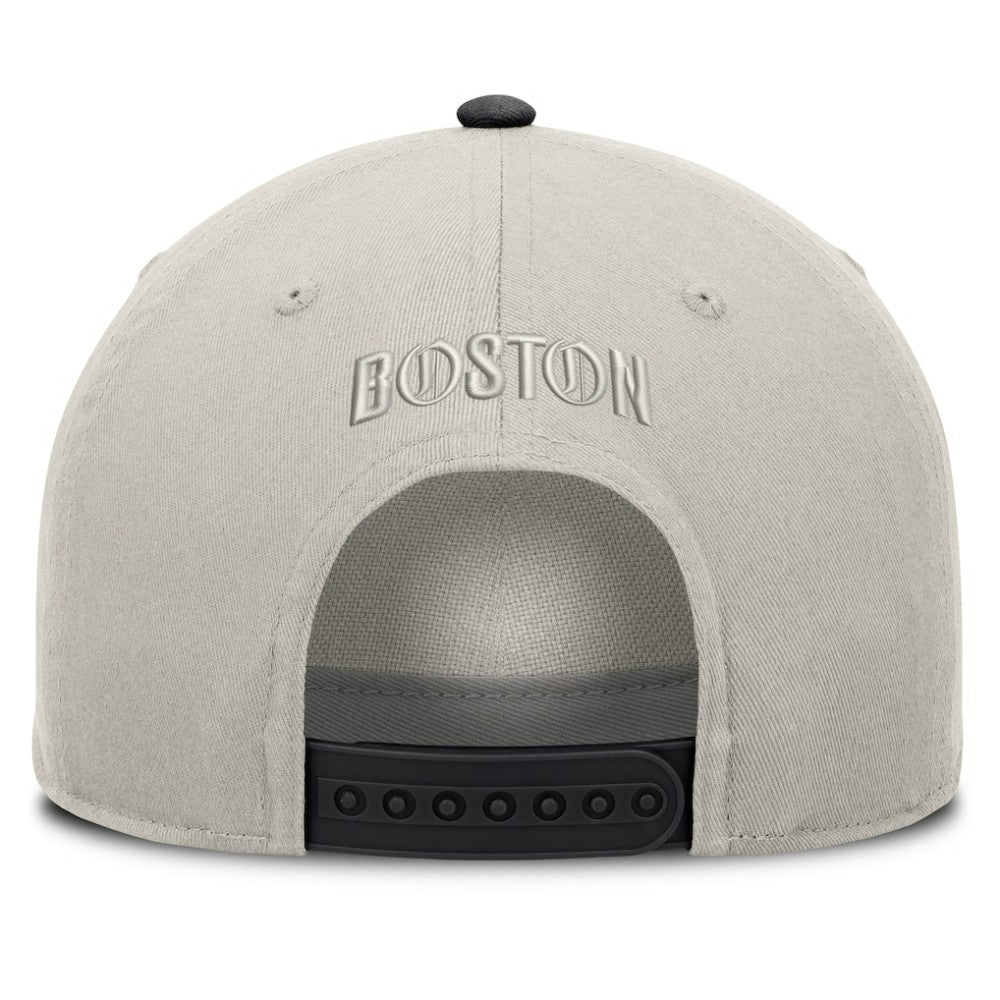 Stone/Graphite Boston Red Sox Fanatics Wonder A-Frame Adjustable Hat