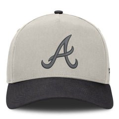 Stone/Graphite Atlanta Braves Fanatics Wonder A-Frame Adjustable Hat