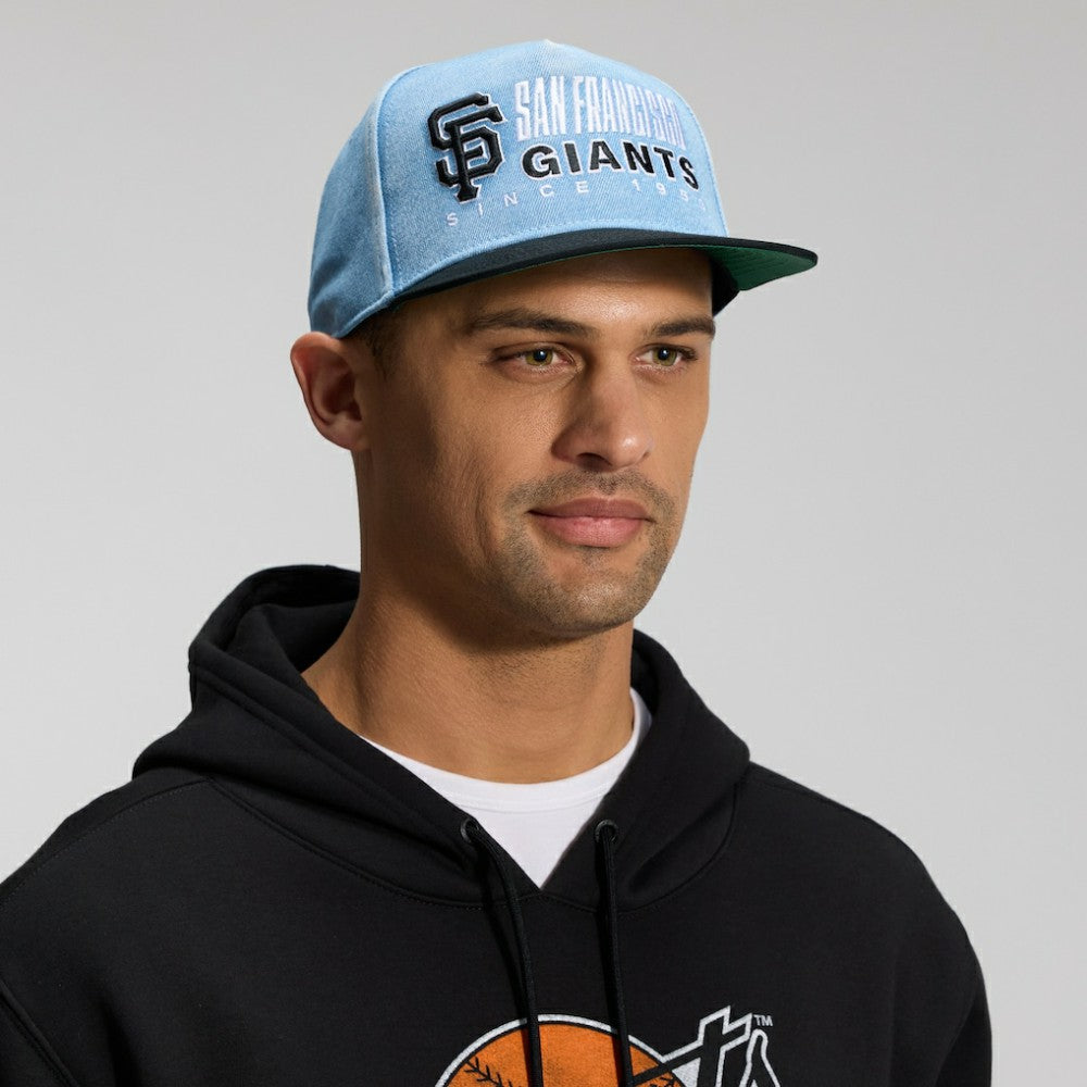 Denim San Francisco Giants Fanatics Twinbill Snapback Hat