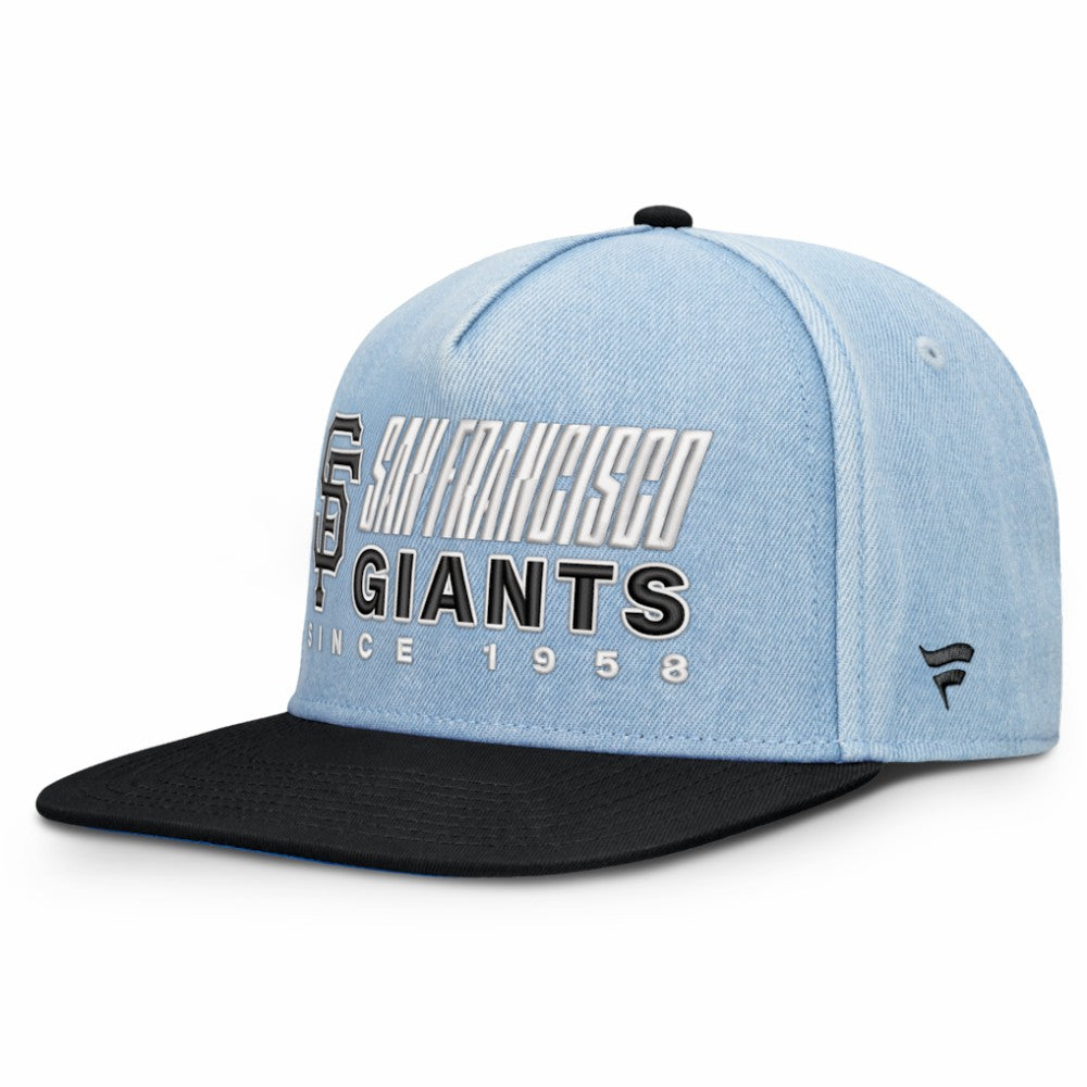Denim San Francisco Giants Fanatics Twinbill Snapback Hat