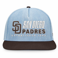 Denim San Diego Padres Fanatics Twinbill Snapback Hat