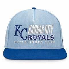 Denim Kansas City Royals Fanatics Twinbill Snapback Hat