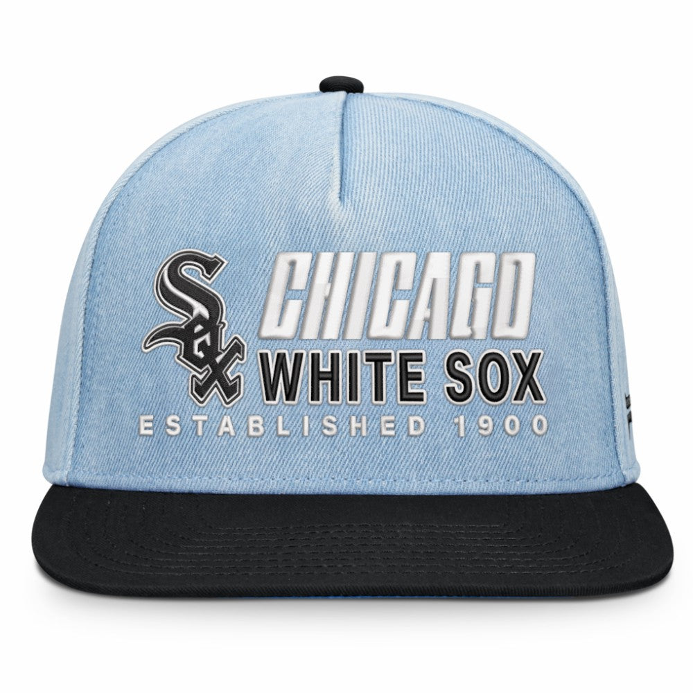 Denim Chicago White Sox Fanatics Twinbill Snapback Hat
