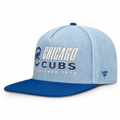 Denim Chicago Cubs Fanatics Twinbill Snapback Hat