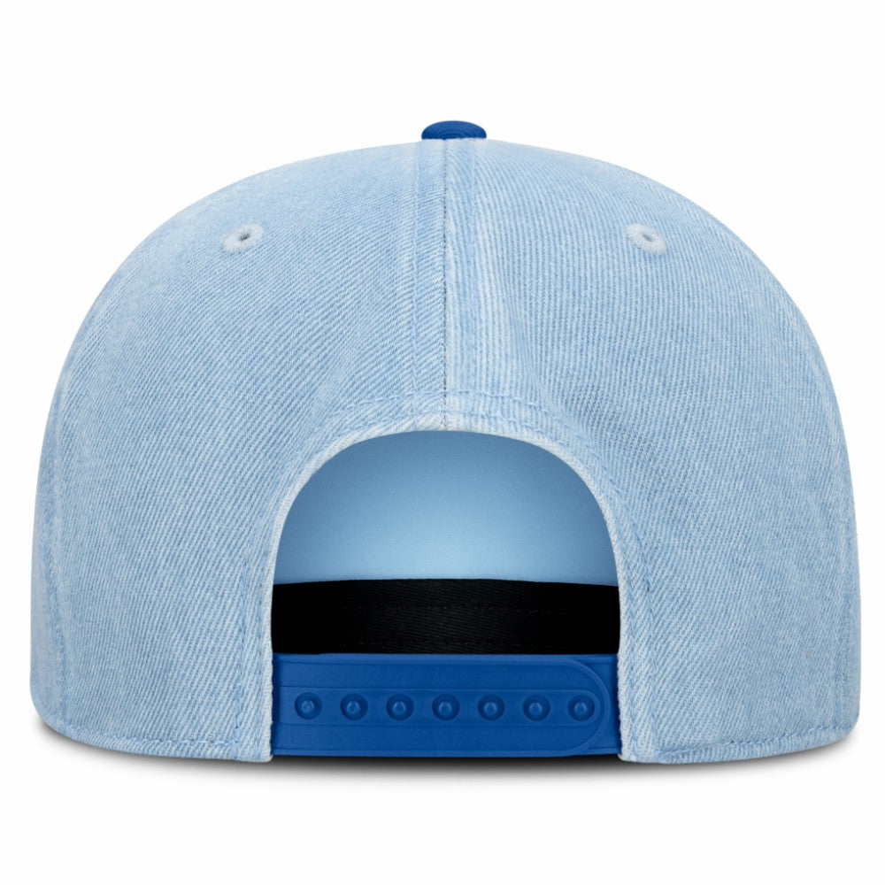 Denim Chicago Cubs Fanatics Twinbill Snapback Hat