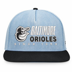 Denim Baltimore Orioles Fanatics Twinbill Snapback Hat