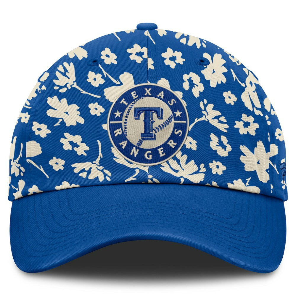 Royal Texas Rangers Fanatics Women's Blossom Adjustable Hat