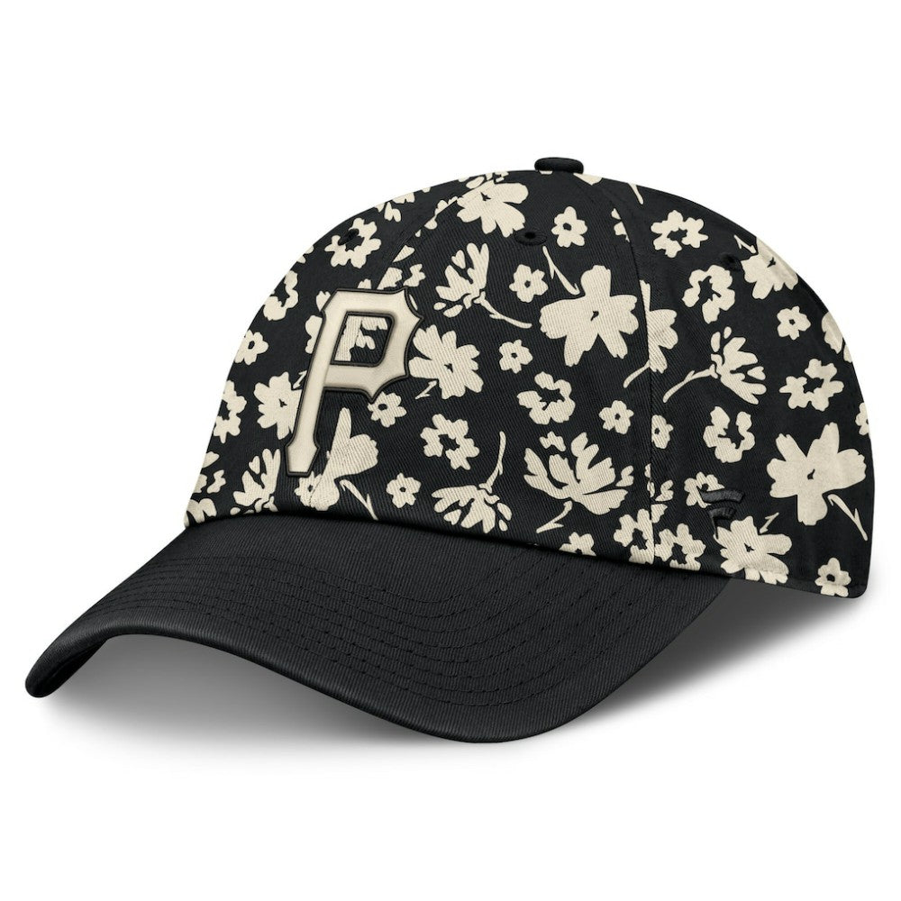 Black Pittsburgh Pirates Fanatics Women's Blossom Adjustable Hat