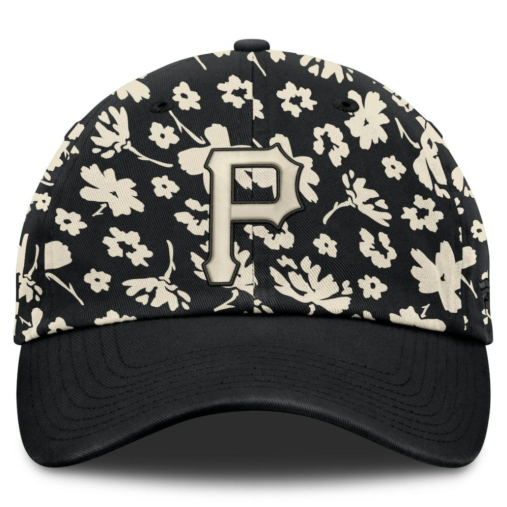 Black Pittsburgh Pirates Fanatics Women's Blossom Adjustable Hat