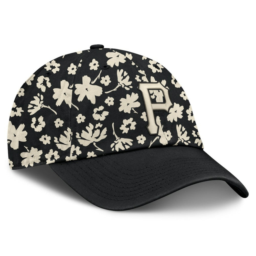 Black Pittsburgh Pirates Fanatics Women's Blossom Adjustable Hat
