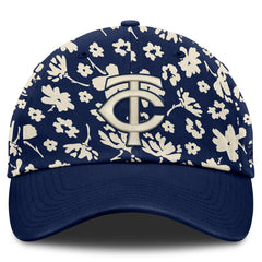 Navy Minnesota Twins Fanatics Women's Blossom Adjustable Hat