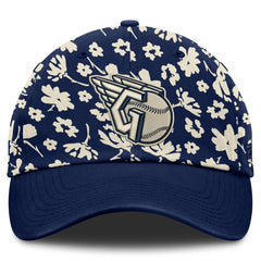 Navy Cleveland Guardians Fanatics Women's Blossom Adjustable Hat