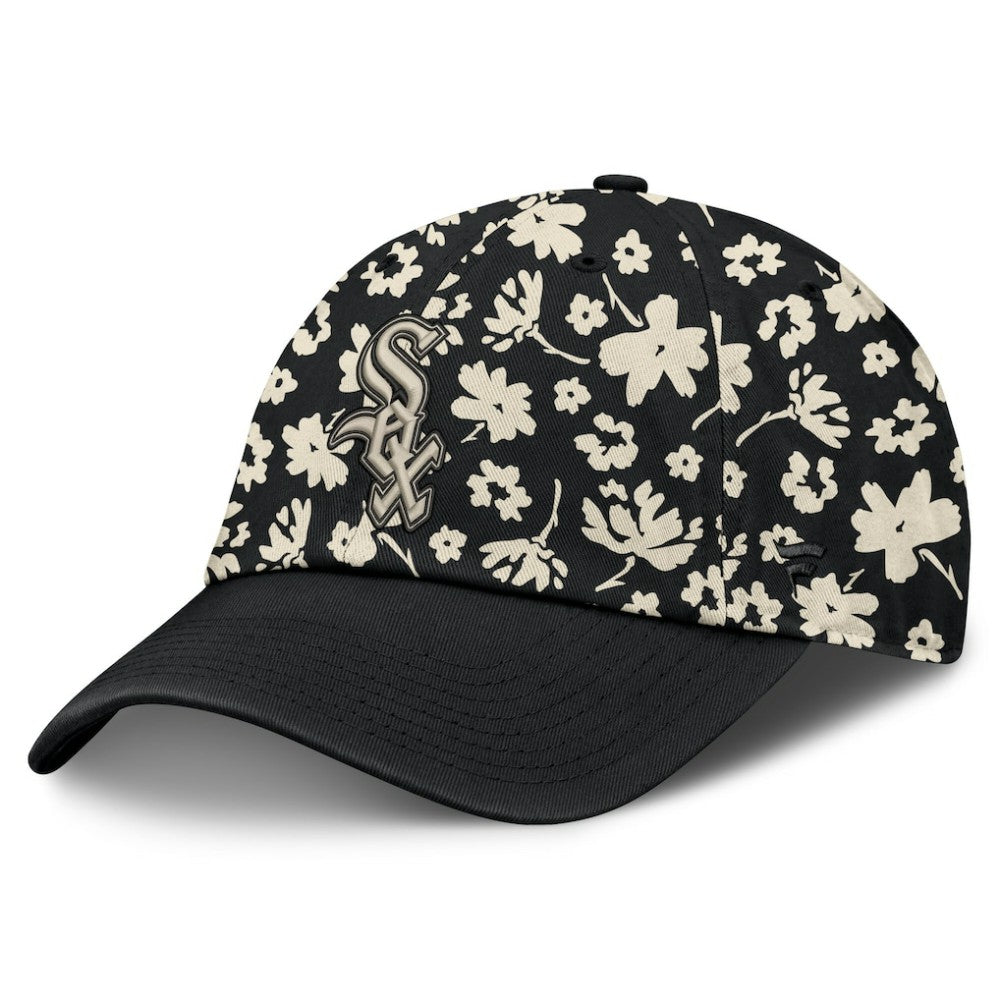 Black Chicago White Sox Fanatics Women's Blossom Adjustable Hat