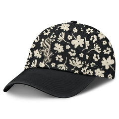 Black Chicago White Sox Fanatics Women's Blossom Adjustable Hat