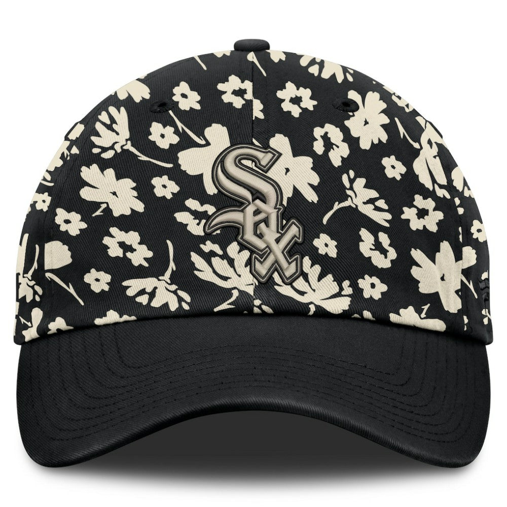 Black Chicago White Sox Fanatics Women's Blossom Adjustable Hat