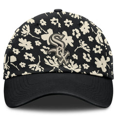 Black Chicago White Sox Fanatics Women's Blossom Adjustable Hat