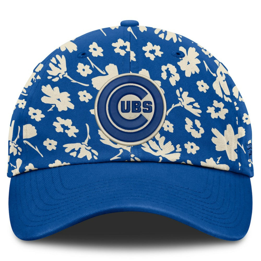 Royal Chicago Cubs Fanatics Women's Blossom Adjustable Hat