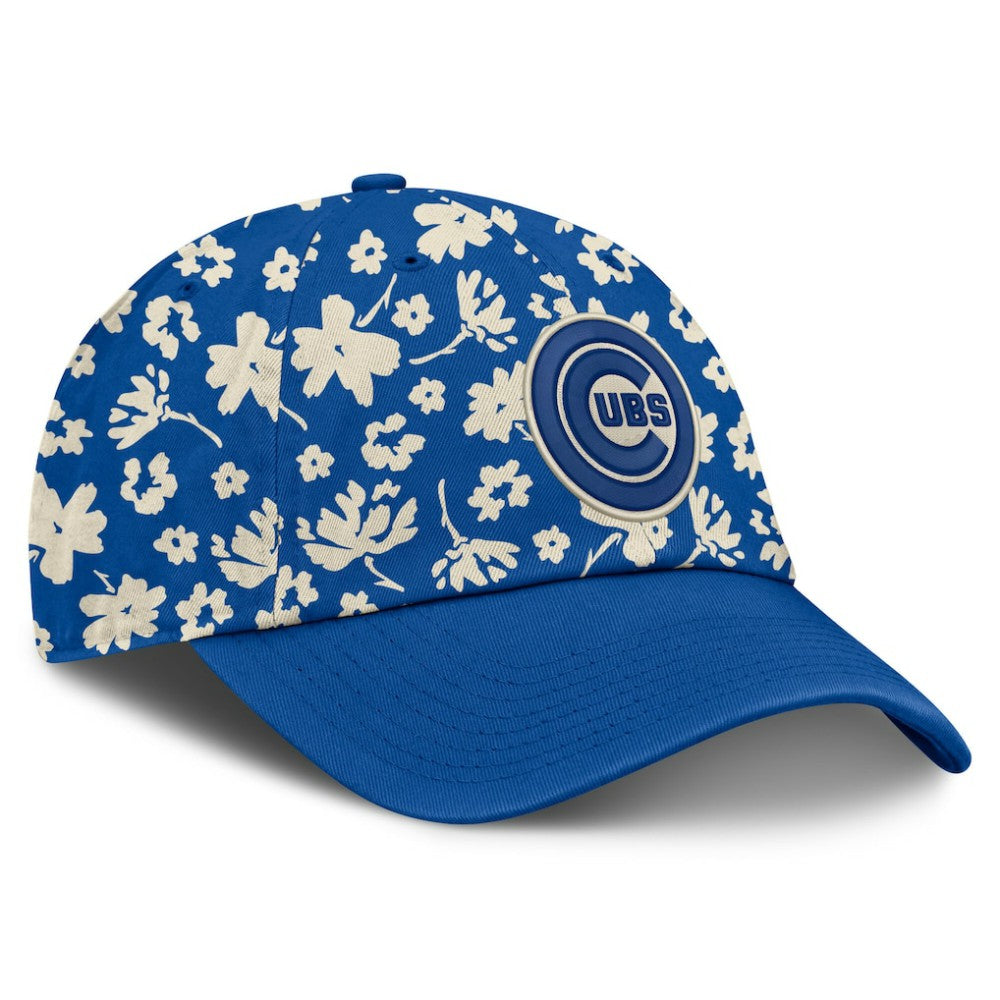 Royal Chicago Cubs Fanatics Women's Blossom Adjustable Hat