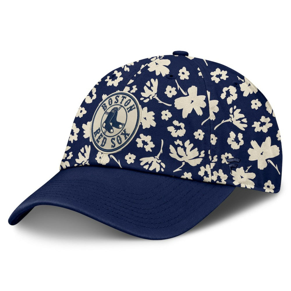 Navy Boston Red Sox Fanatics Women's Blossom Adjustable Hat