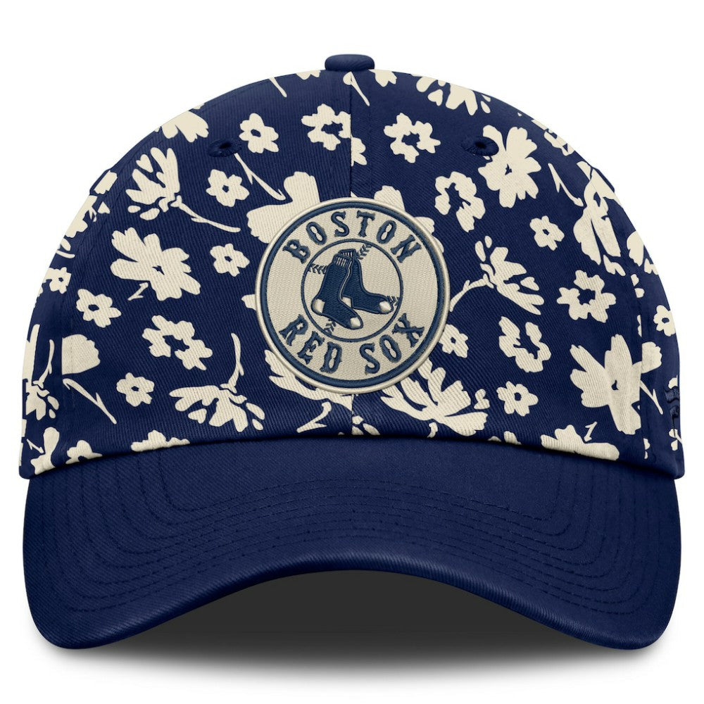 Navy Boston Red Sox Fanatics Women's Blossom Adjustable Hat