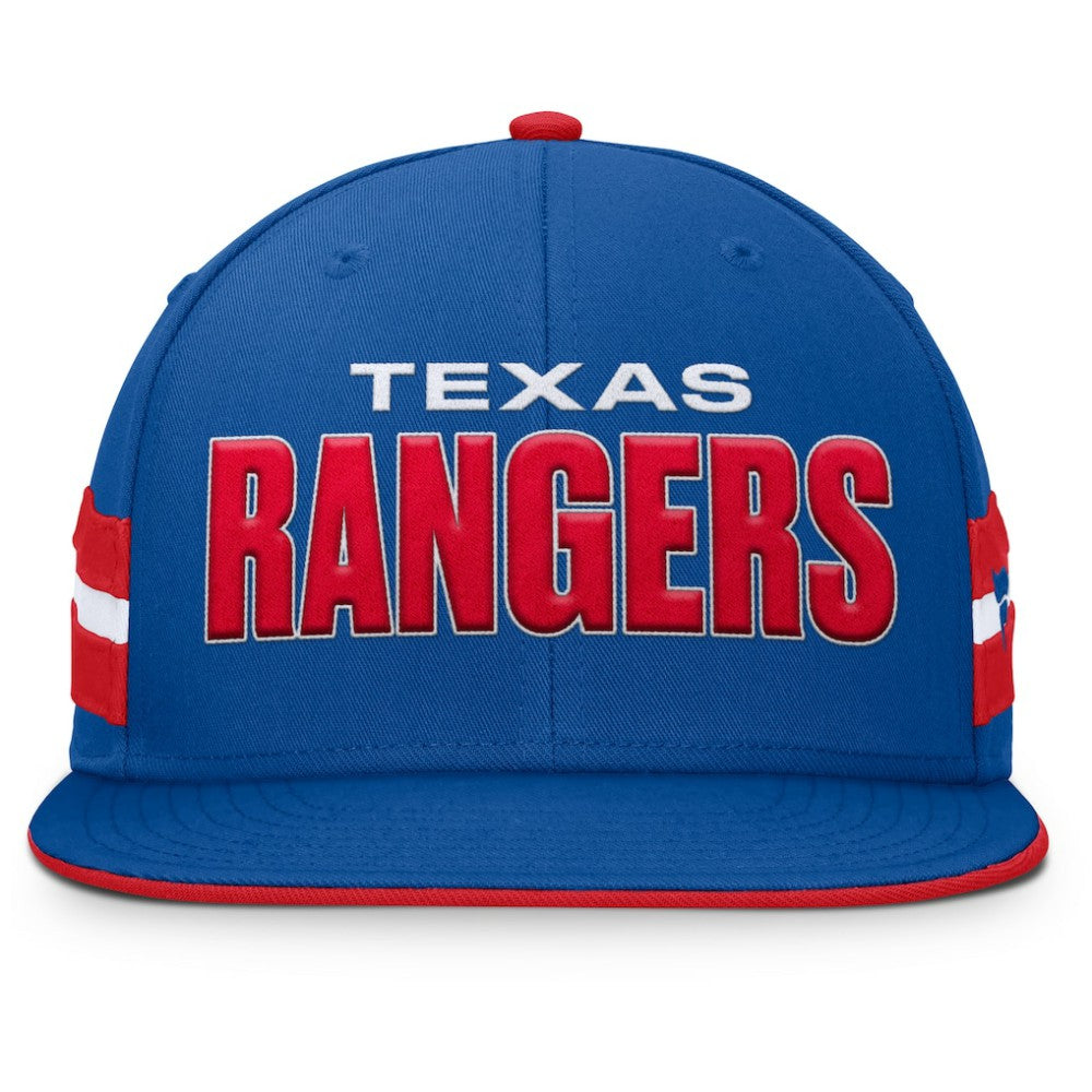 Royal Texas Rangers Fanatics Pick Off Fitted Hat