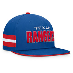 Royal Texas Rangers Fanatics Pick Off Fitted Hat